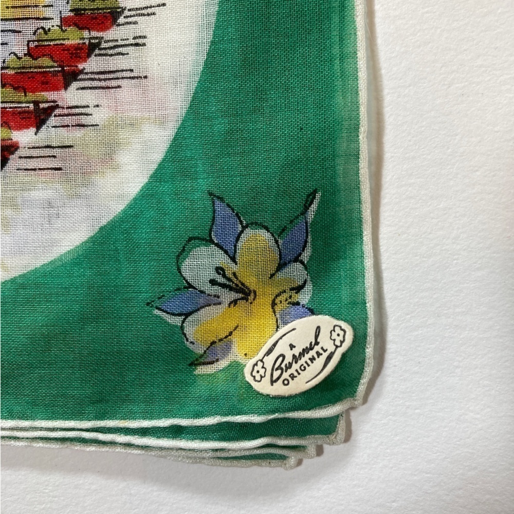 Vintage Burmel Denver Colorado Souvenir Handkerchief - Picture 3 of 11